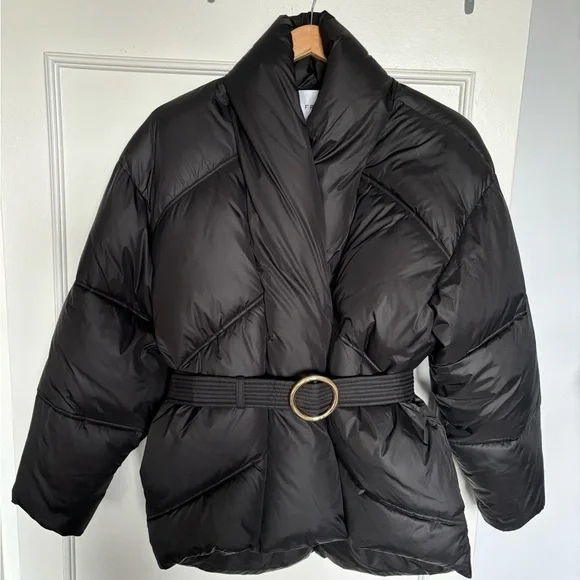 Frame Wrap Puffer Jacket - Picture 2 of 9